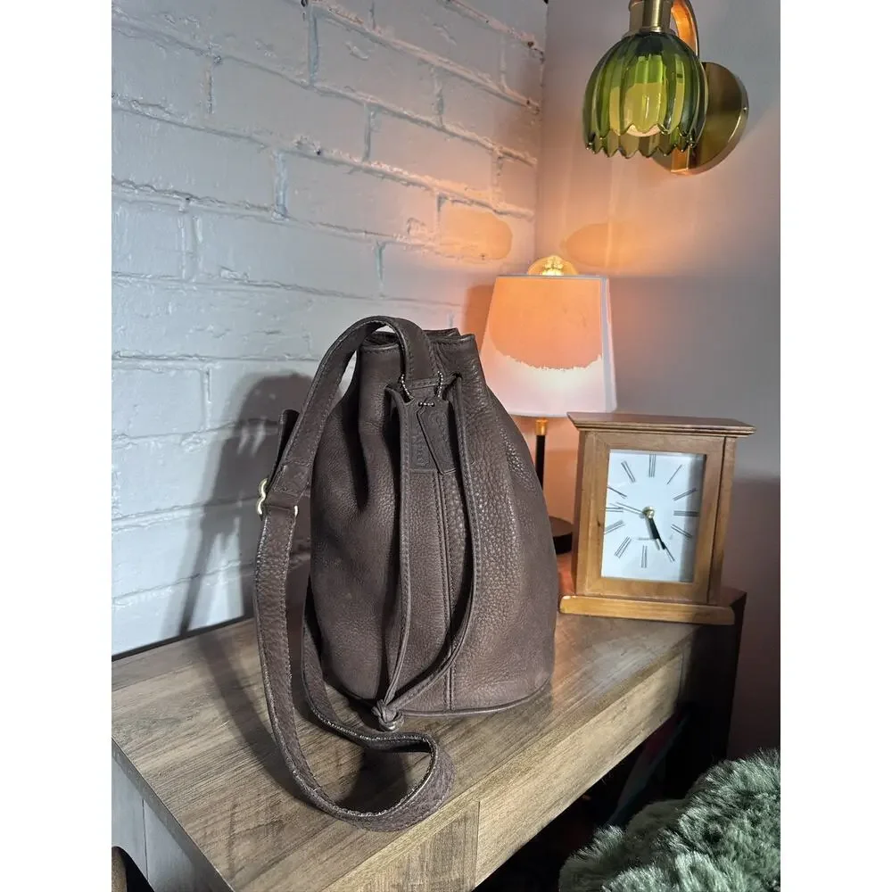 Vintage Coach Sonoma Nubuck Bucket Bag Leather Old Coach Rare